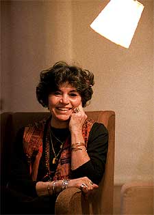 La artista iraquí Nuha Al-Radi, en Madrid el martes.