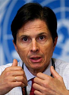 David L. Heymann, director ejecutivo de la OMS.