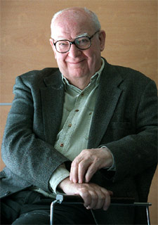 José Luis Borau, ayer en Madrid.