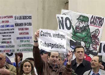 MANIFESTACIÓN CONTRA CASTRO.