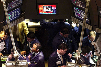 Imagen tomada en el parqué de Wall Street el pasado 31 de marzo.