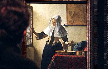 Una de las obras expuestas en la muestra sobre Vermeer que se celebra actualmente en el Museo del Prado.