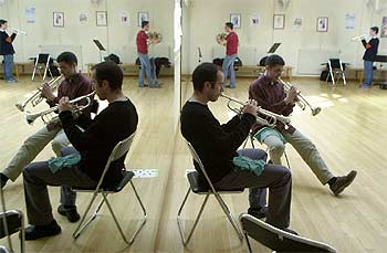 Ensayando para la gran prueba