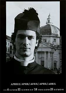 La imagen del mes de abril, según el  Calendario Romano 2004,  realizado por el fotógrafo italiano Piero Pazzi.