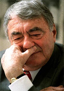 Claude Lanzmann, ayer en Madrid.