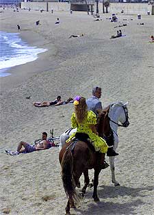 A caballo hacia la Feria de Abril