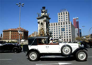 De Barcelona a París en viejos Hispano Suiza