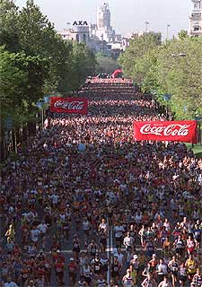 El asfalto desaparece con el esfuerzo.