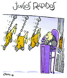 Ana y los voluntarios