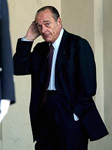 Chirac, el pasado 19 de marzo en París.