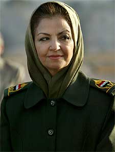 Huda Salih Mahdi Ammash, la  Señora Ántrax,  a principios de año.