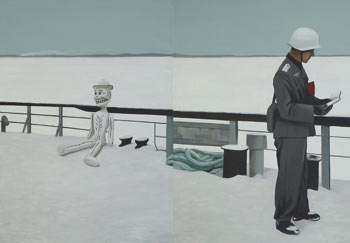  Las mil y una noches,  de Ángel Mateo Charris, fue exhibida en Chicago por la galería My Name's Lolita.