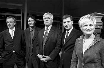 Los 'alcaldables' debaten en Can Fabra