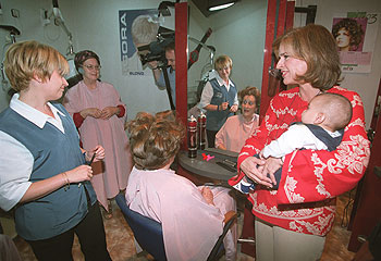 CAMPAÑA EN LA PELUQUERÍA.