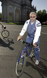 IU quiere un Madrid en bicicleta