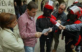 Desalojo en Gernika
