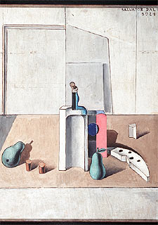 El cuadro cubista  Sifón y botella de ron , pintado por Salvador Dalí en 1924.