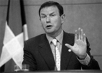 El  lehendakari,  Juan José Ibarretxe.