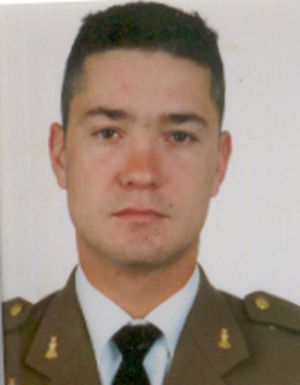 Joven veterano en las Fuerzas Armadas