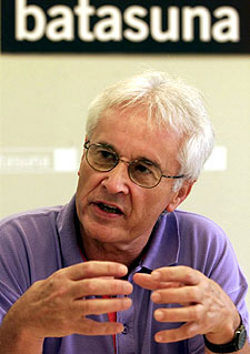 Koldo Gorostiaga, eurodiputado de Batasuna.