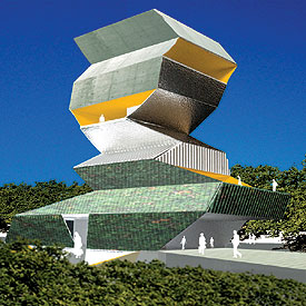 Propuesta del arquitecto Willy Müller para 'Sociópolis'.