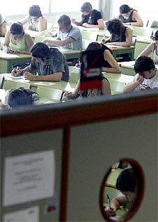 Artículos periodísticos en la prueba de selectividad