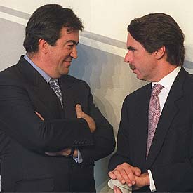José María Aznar y Francisco Álvarez Cascos.