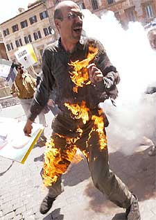 Protestas iraníes en Roma y Berna