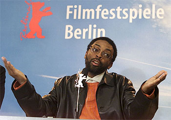 El director Spike Lee, en el Festival de Berlín.
