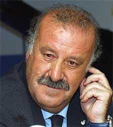 Del Bosque, durante la entrevista que concedió a  El Larguero  el lunes.