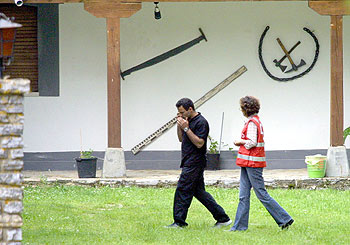 Uno de los palestinos de Belén, cuando estaba alojado en Soria el año pasado.