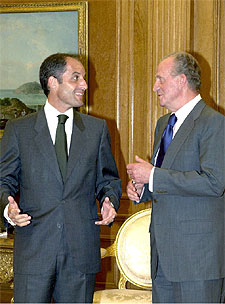 El Rey se entrevista con Camps