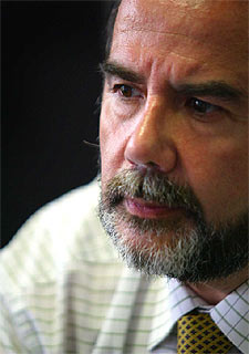 Jorge Rodríguez Grossi, durante la entrevista.