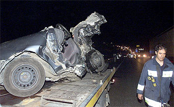 Dudas sobre la causa del grave accidente de Riofrío