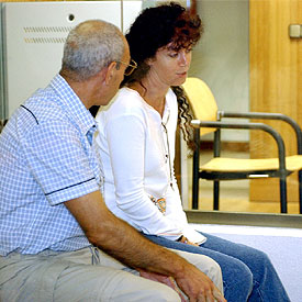 Santi Potros y Tigresa, durante la primera sesión del juicio celebrado en la Audiencia Nacional.