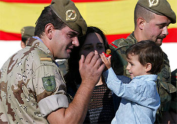 DESPEDIDA A LOS SOLDADOS EN SALAMANCA.