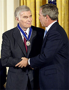 Charlton Heston, medalla de la libertad