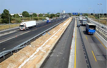 La Ronda Litoral en el LLobregat otra vez en obras