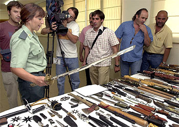 21.750 ARMAS REQUISADAS EN SEIS MESES.