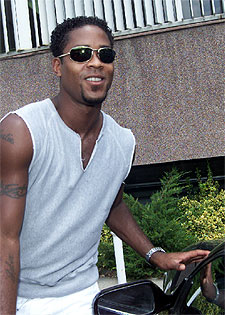 Patrick Kluivert, en Barcelona, hace una semana.