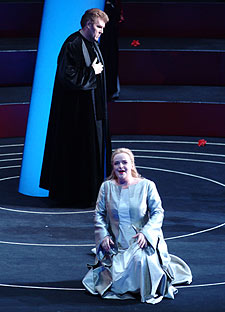Glenn Winslande y Ricarda Merbeth, en  Tannhäuser. 