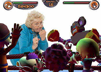 Dos imágenes de  EyeToy .