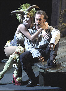 Elvira Cuadrupani y Antonio Molero, en un ensayo de 'La bella Aurora'.