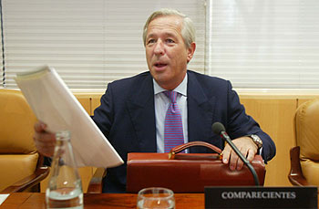 Ricardo Romero de Tejada, durante su comparecencia ante la comisión de investigación.