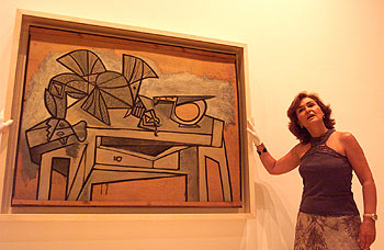 LOS PRIMEROS PICASSO YA CUELGAN.