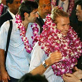 Baño de orquídeas en Bangkok para el Real Madrid