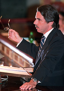 José María Aznar, en el último debate sobre el estado de la nación.