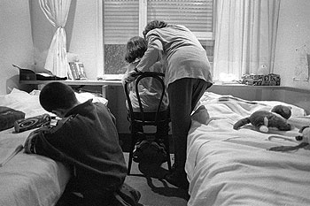 Centro de acogida y reinserción de mujeres maltratadas en Madrid.