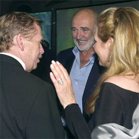 Sean Connery con Havel