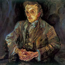 'Retrato de Adolf Loos' (1909), óleo sobre lienzo de Óscar Kokoschka.